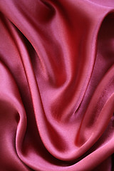 Image showing Pink elegant silk as background