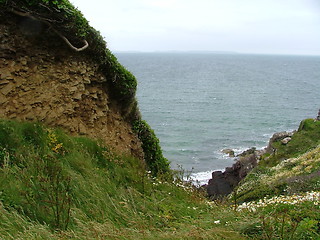 Image showing Coastal clifftop.
