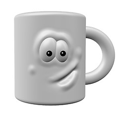 Image showing mug with face