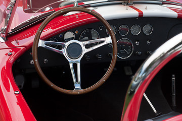 Image showing dashboard of a sports car