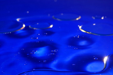 Image showing abstract blue background