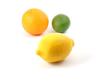 Image showing lemon orange and citron fruit