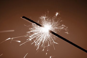 Image showing christmas sparkler