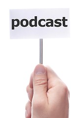 Image showing podcast