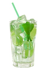 Image showing green cocktail