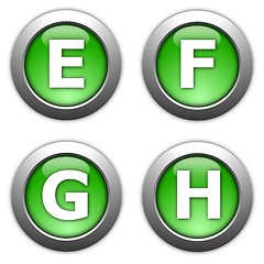 Image showing internet button alphabet 