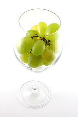 Image showing Grape in a glass