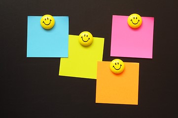 Image showing empty paper and smilie