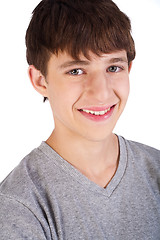 Image showing Smiling young attractive boy