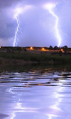 Image showing thunderstorm