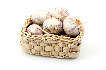 Image showing garlic isolated on white