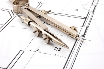 Image showing architecture plans 