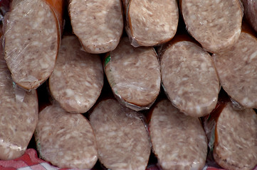 Image showing Garlic sausage
