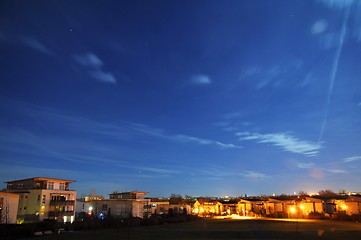 Image showing city and sky at night