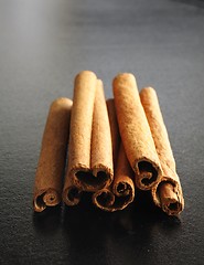 Image showing cinnamon sticks