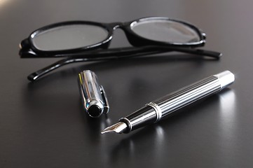 Image showing black business pen