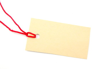 Image showing blank price tag