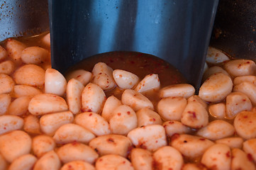 Image showing Pickled garlic