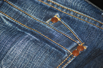 Image showing Jeans Detail