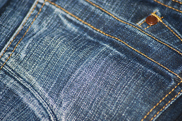 Image showing Jeans Detail