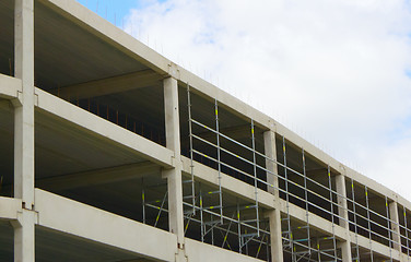 Image showing Parking House Under Construction