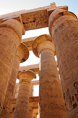 Image showing columns in karnak temple