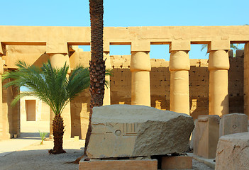 Image showing columns in egypt karnak temple