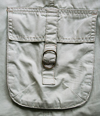 Image showing Ñotton fabric with pocket 