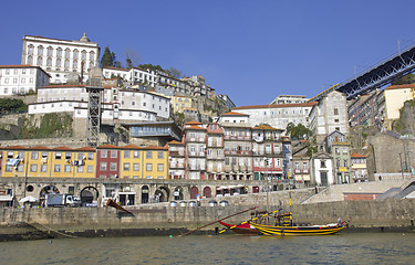 Image showing Portugal. Porto city. Old historical part of Porto. Ribeira 