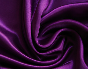 Image showing Smooth elegant lilac silk 