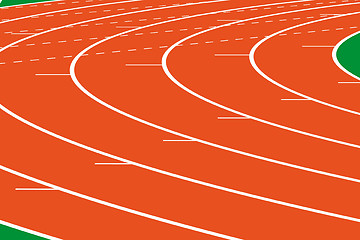 Image showing athletics track