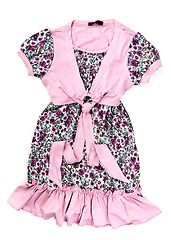 Image showing cotton baby pink dress