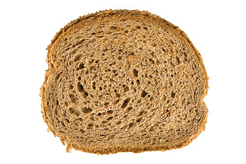 Image showing Fresh brown bread slice