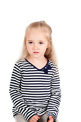 Image showing Little cute girl in studio