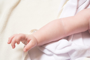 Image showing baby hand