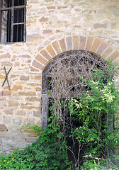 Image showing Abanodened Mill's Doorway