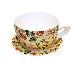 Image showing Floral cup