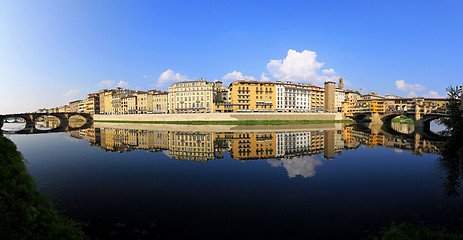 Image showing Arno river Florence