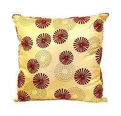 Image showing Yellow pillow