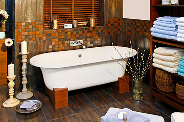 Image showing Bathtub bathroom