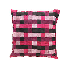 Image showing Check pattern pillow