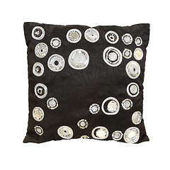 Image showing Black pillow