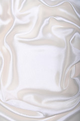 Image showing Smooth elegant white silk