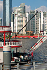 Image showing shanghai pudong view from puxi 