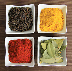 Image showing Four spices