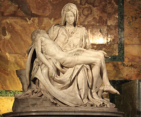 Image showing Michelangelo sculpture