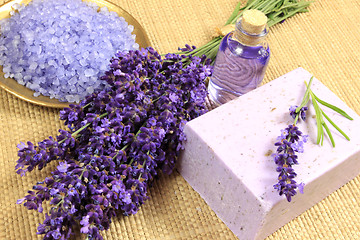 Image showing Lavender spa