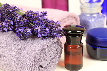 Image showing Lavender spa