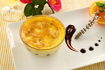 Image showing Baked Rice Custard