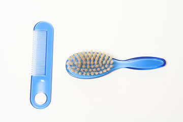 Image showing comb and brush
